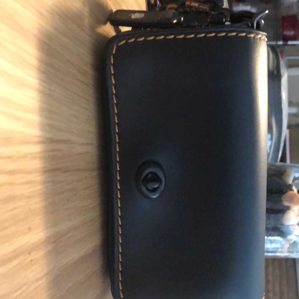 Coach GLV LTH DINKIER/ BLK